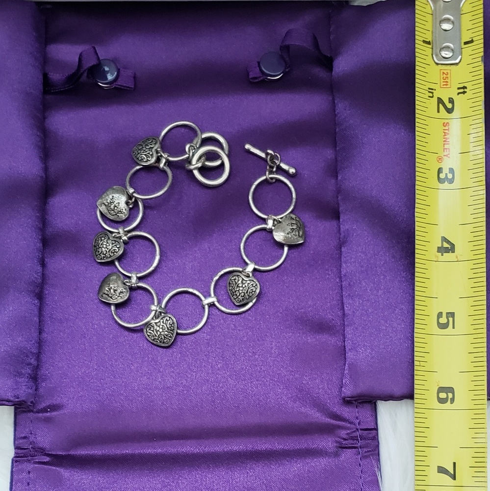 Silver Heart Bracelet